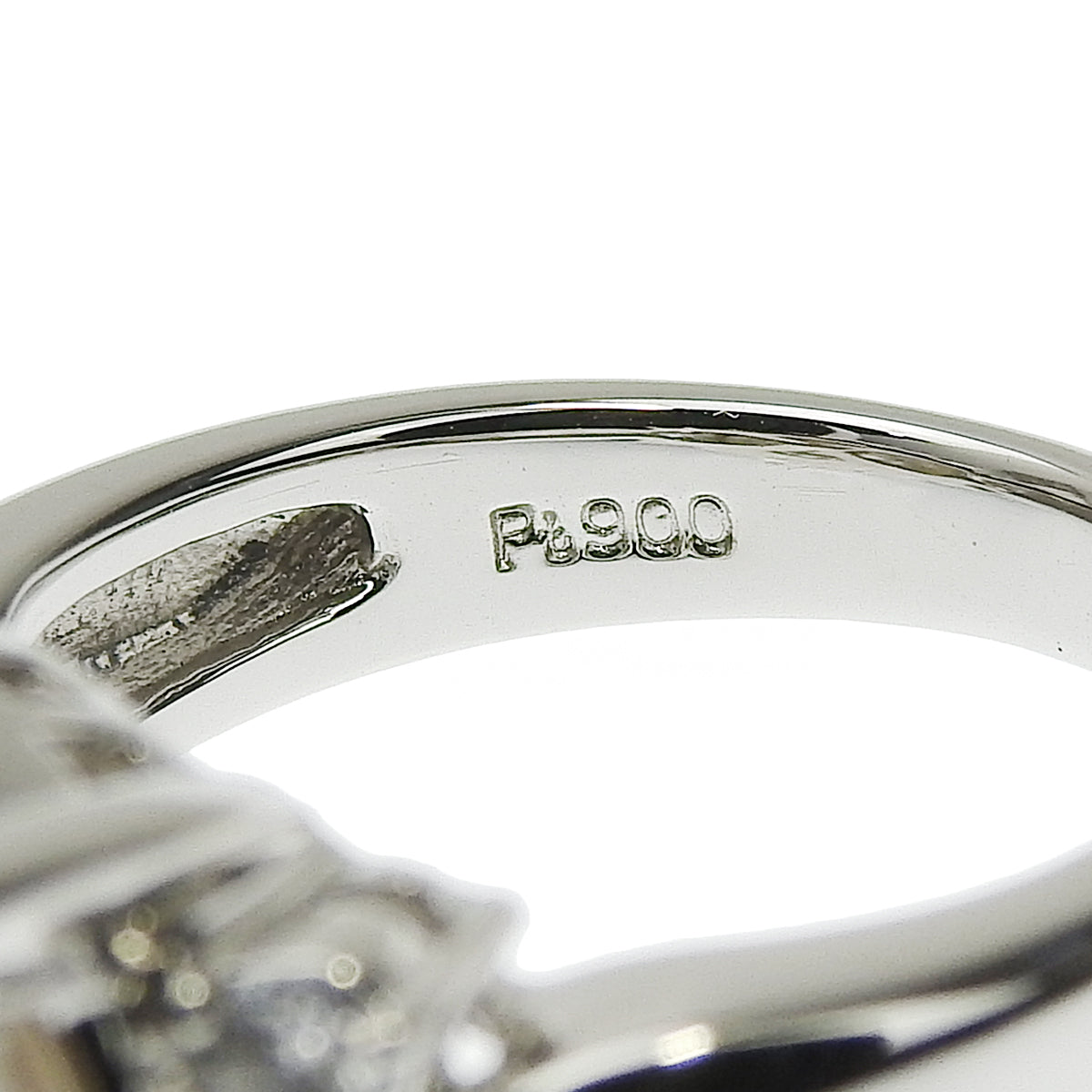 ビッグパール ダイヤモンド リング D0.46 プラチナ Pt900