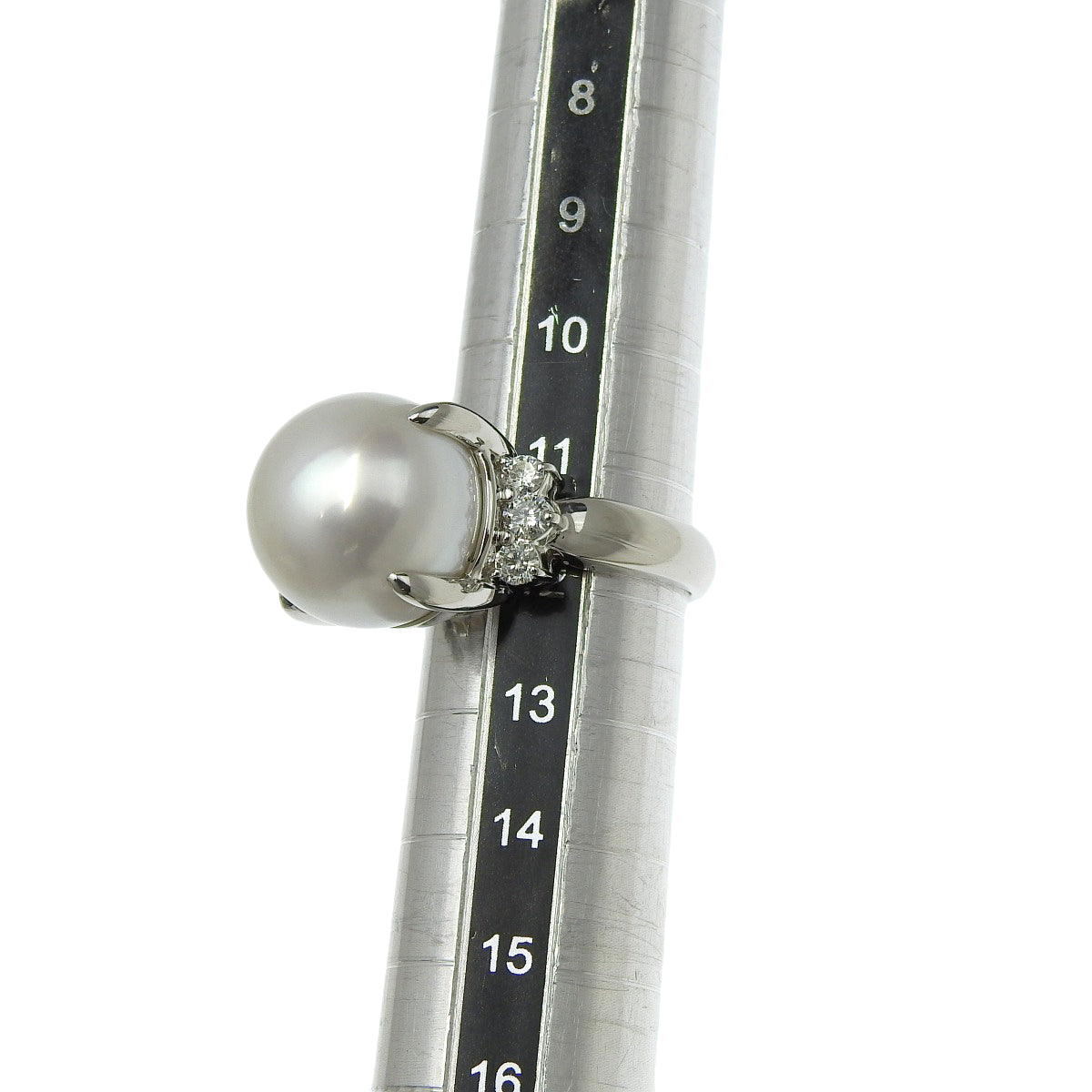 ビッグパール ダイヤモンド リング D0.46 プラチナ Pt900