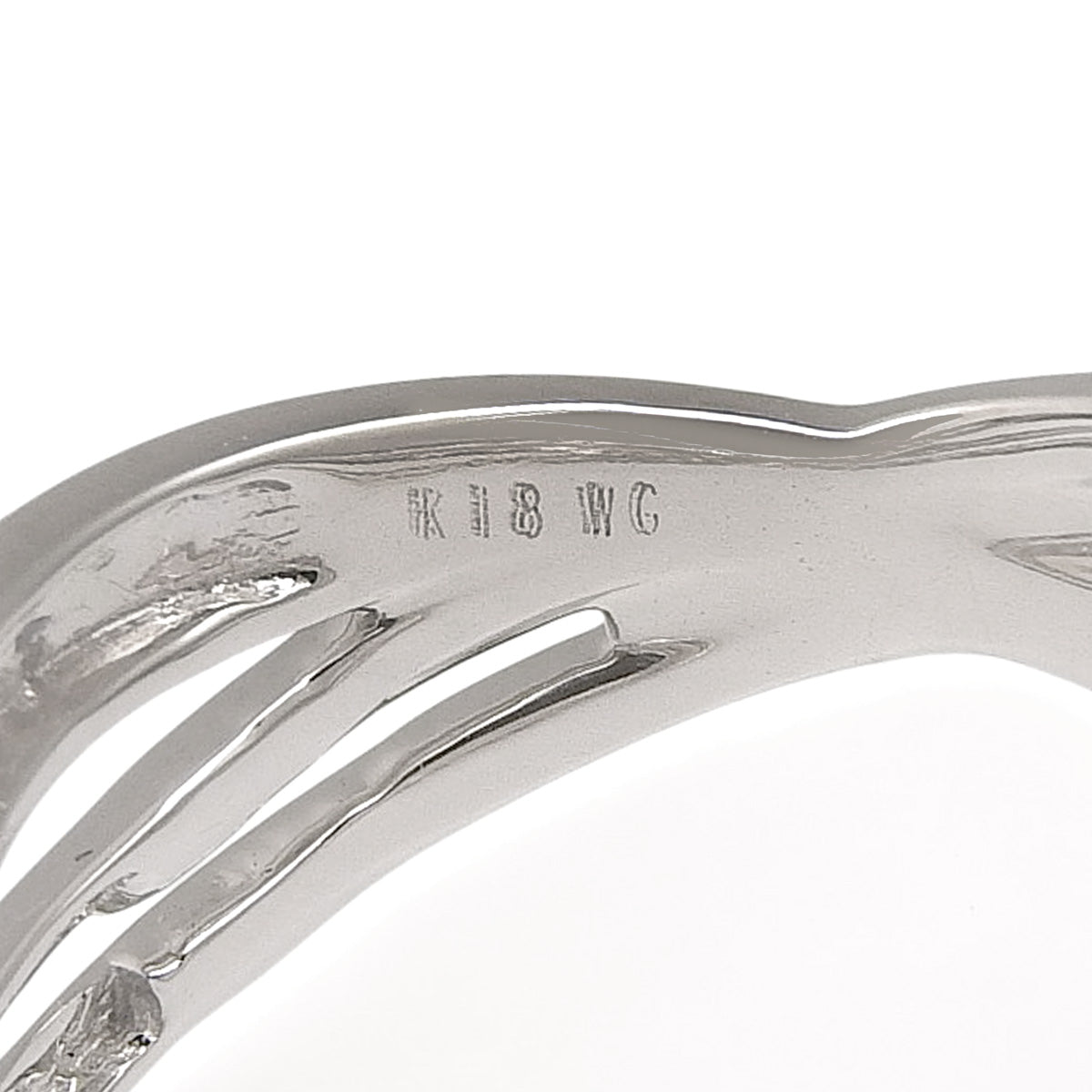 三钻戒指 D1.00 白金 K18WG