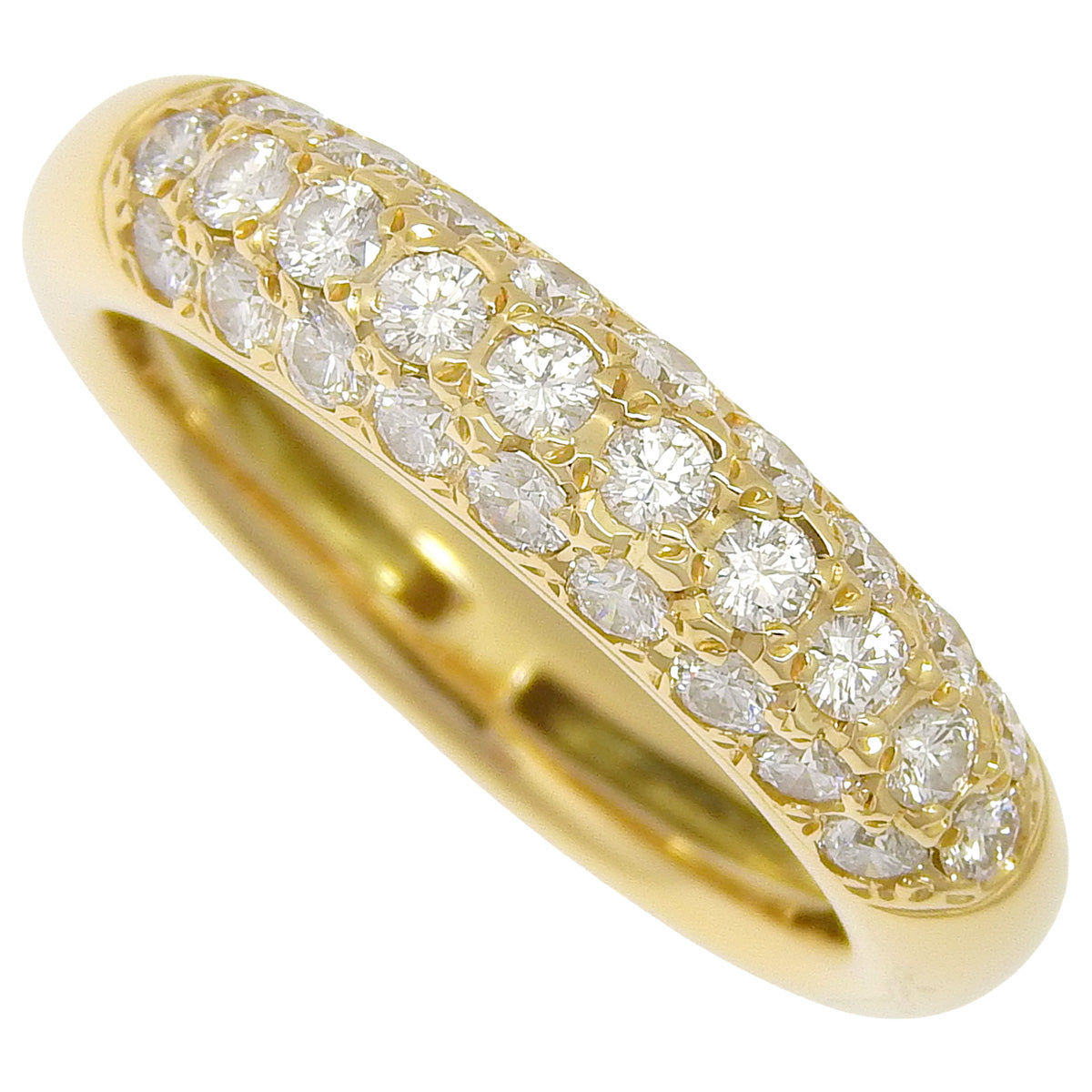 ダイヤモンド リング D0.77 イエローゴールド K18YG