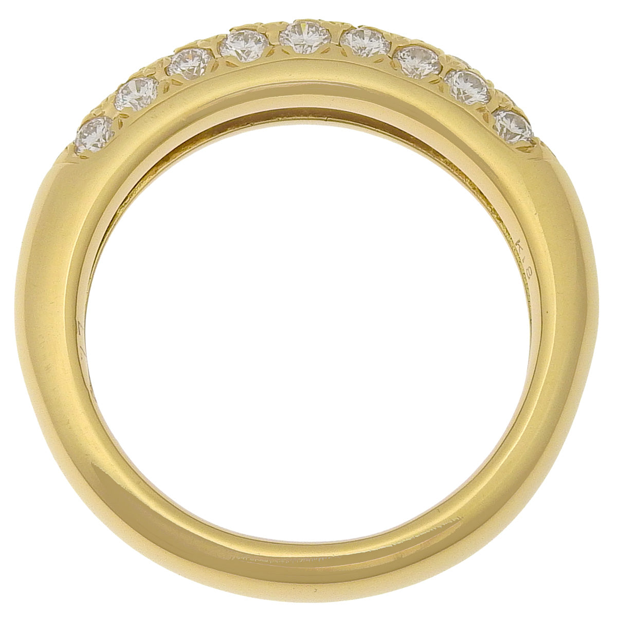 钻石戒指 D0.77 黄金 K18YG