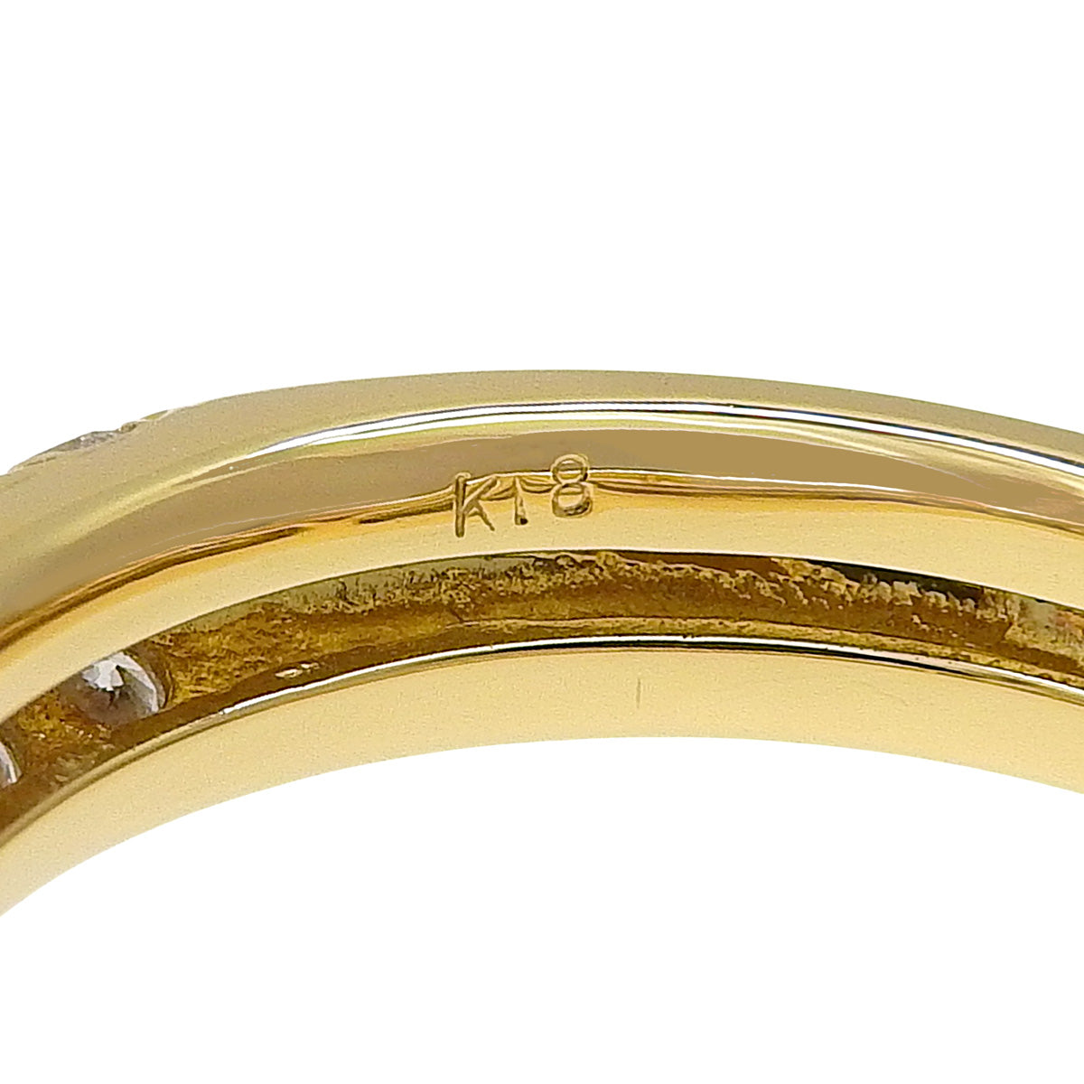 ダイヤモンド リング D0.77 イエローゴールド K18YG