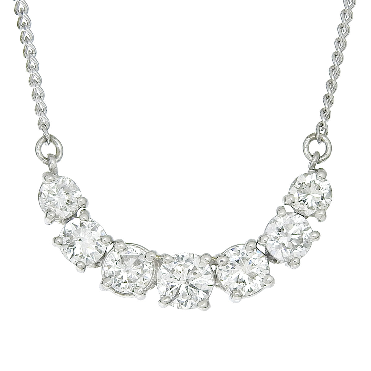 ダイヤモンド ネックレス D1.07 プラチナ Pt850 プラチナ Pt900