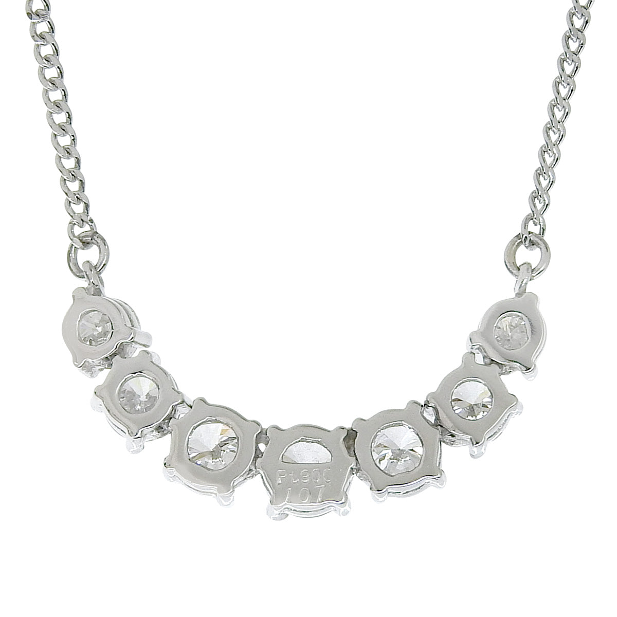 ダイヤモンド ネックレス D1.07 プラチナ Pt850 プラチナ Pt900