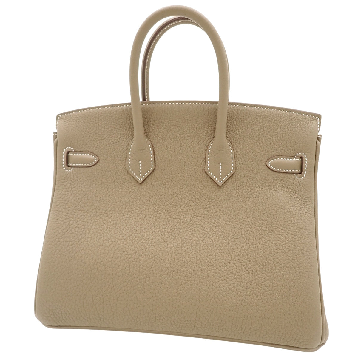 【全新】铂金包，25K金压印Togo钯金配件，灰褐色/灰褐色哑光银色配件