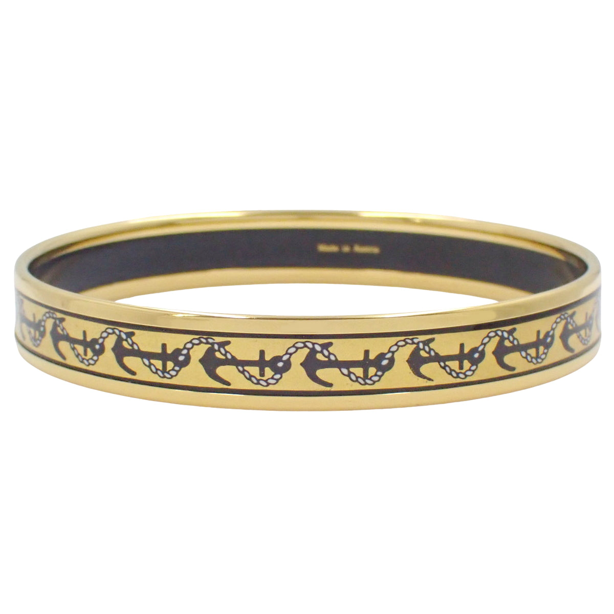 エマイユPM メタル(ＧＰ) ブレスレット アクセサリー 碇 イカリ マリン柄 七宝焼き