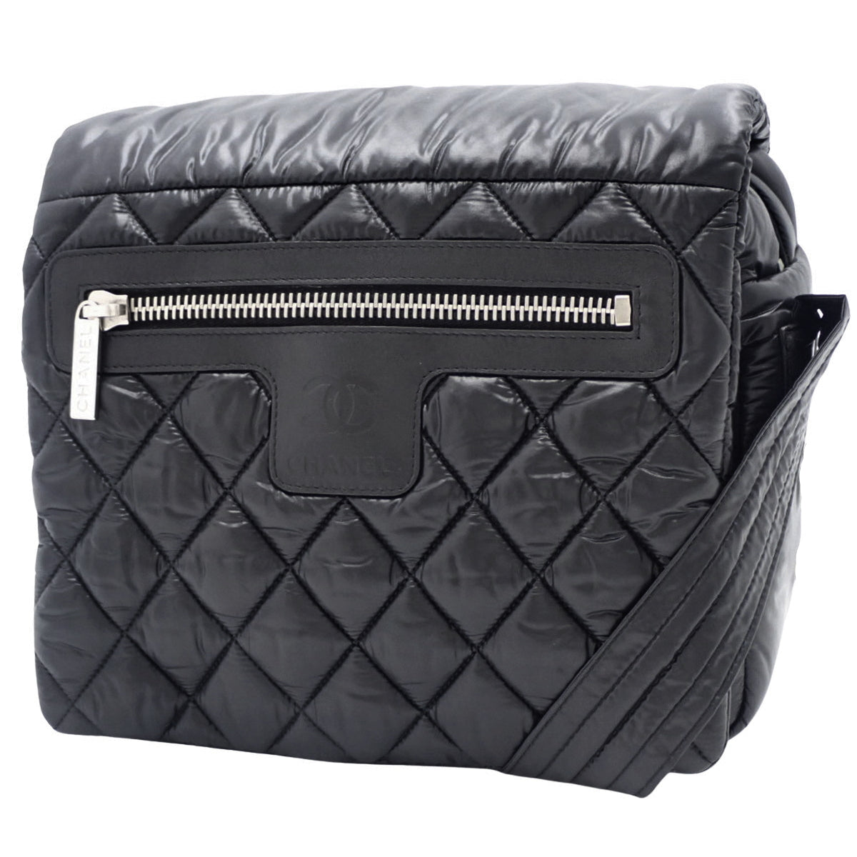 蔻蔻可可（Coco Cocoon）信使包，尼龙材质，黑色，A48616