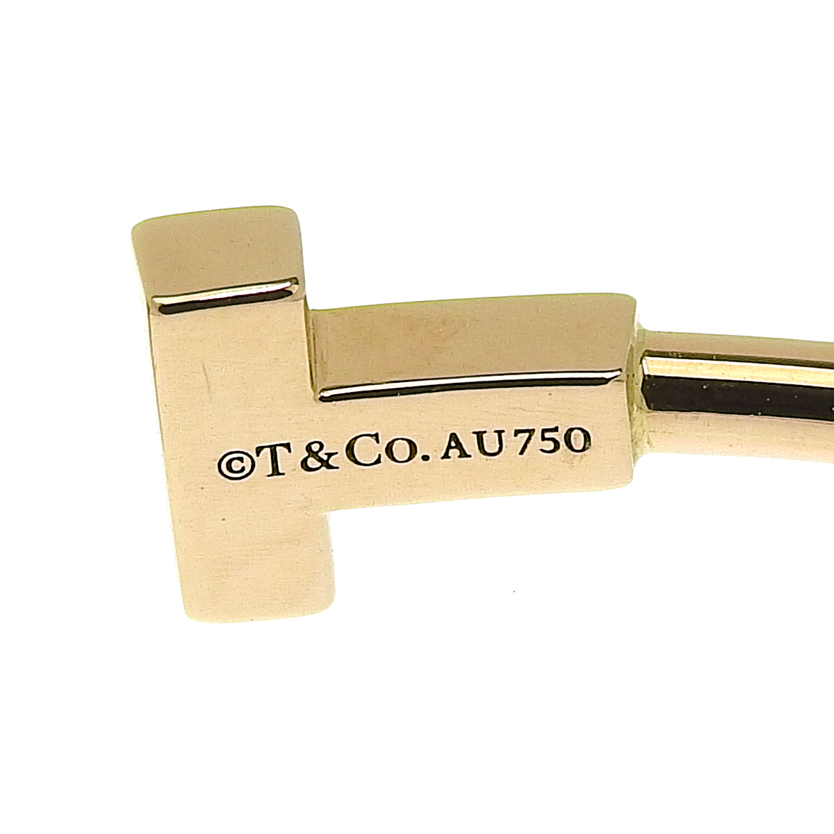 K18PG 玫瑰金窄线手镯