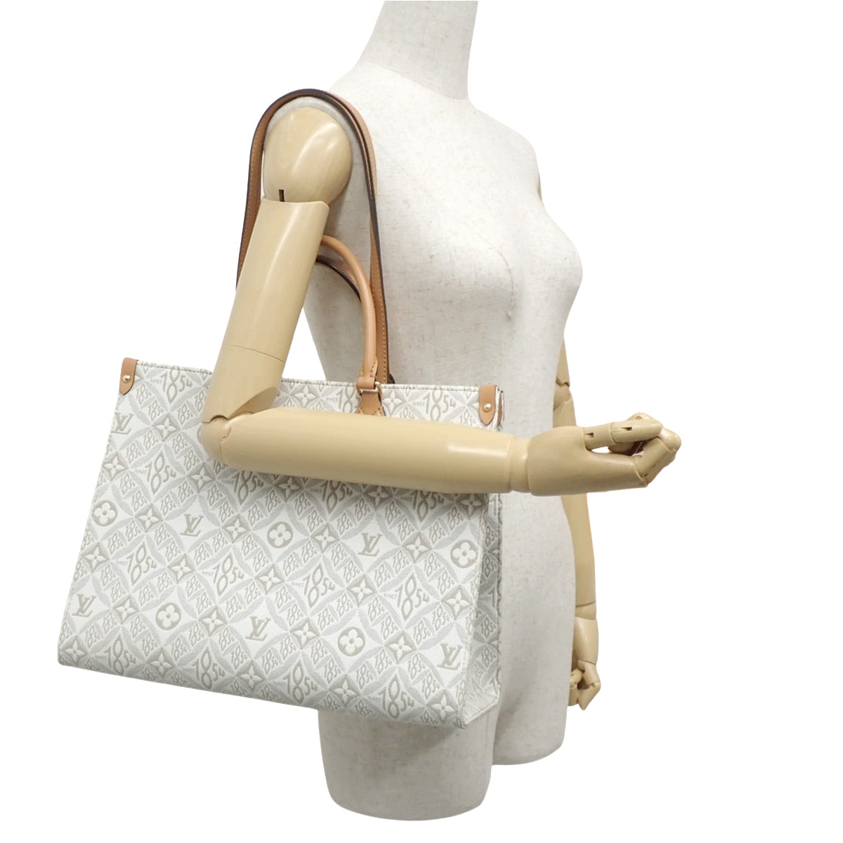 Monogram Jacquard Since 1854 On the Go MM Ecru Caramel M59614