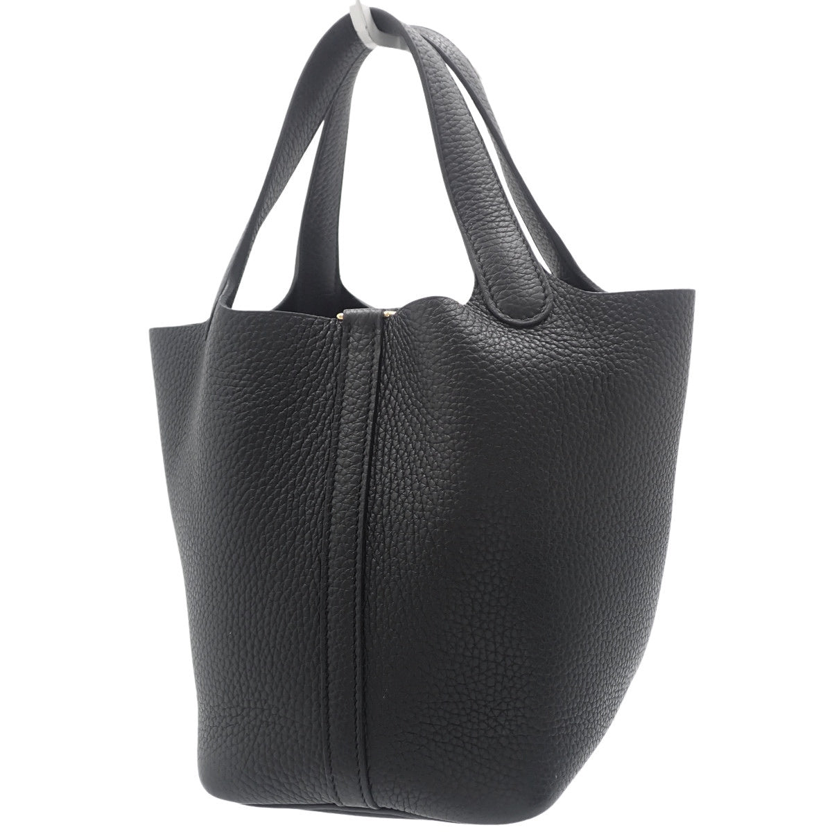 ピコタンロックPM トリヨンクレマンス ブラック ゴールド金具 W刻印