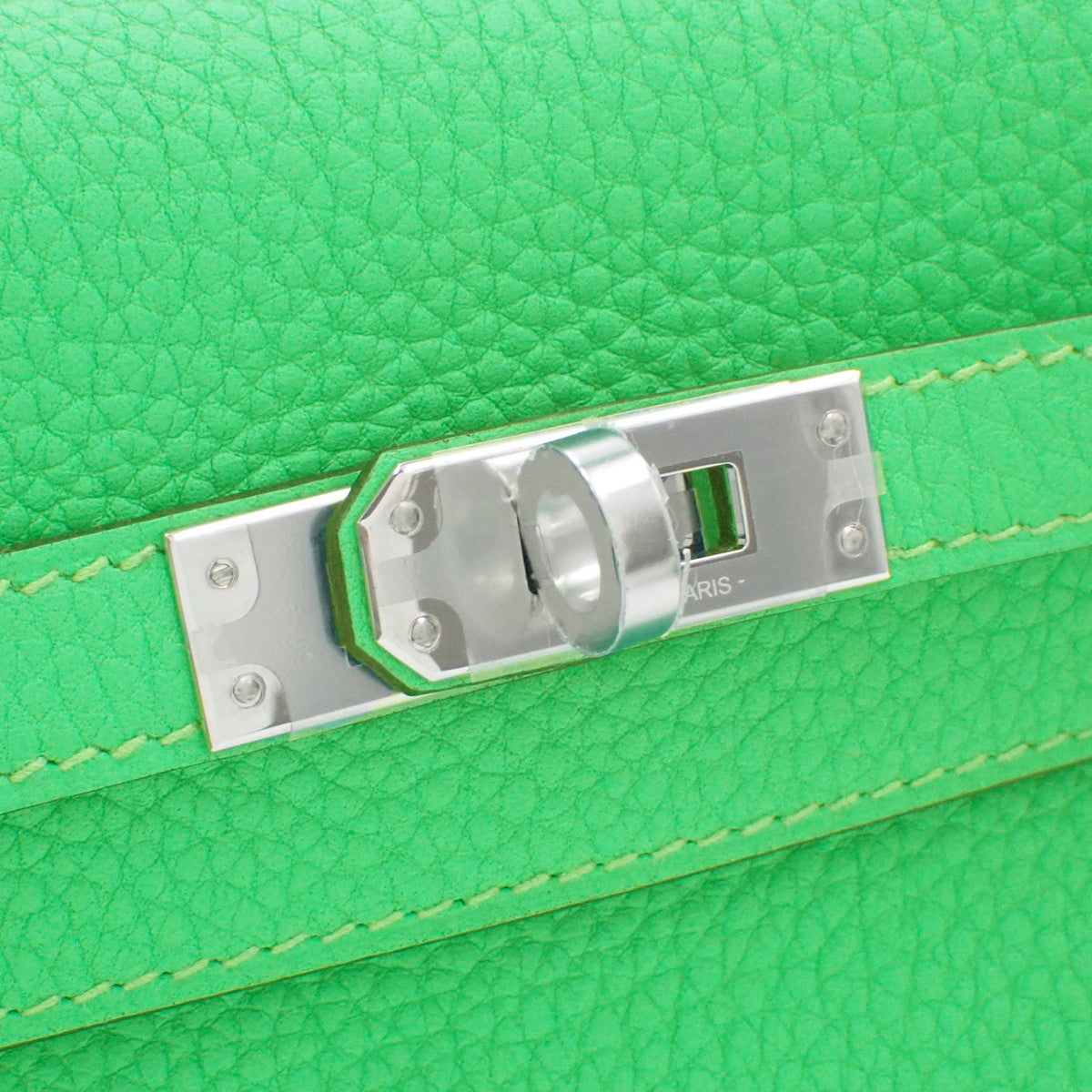 [Unused] Kelly 25 (inner-stitched) Togo leather, palladium hardware, Veil Comic, silver hardware, B stamp.