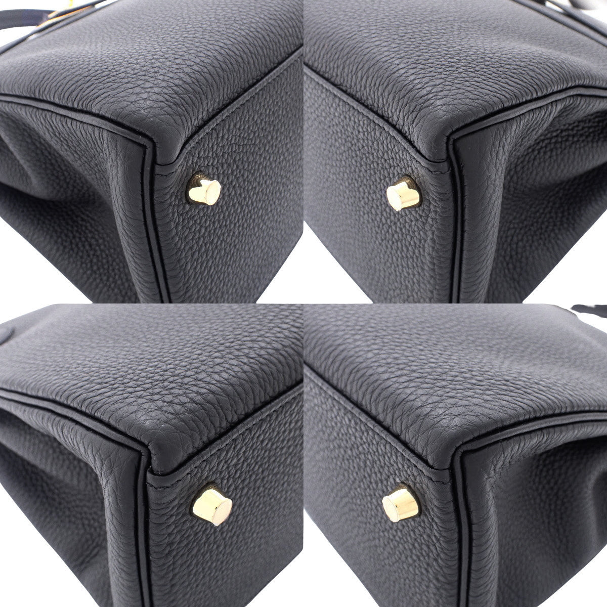 [Unused] Kelly 28 (inner-stitched) Togo leather, black, gold hardware, B stamp.