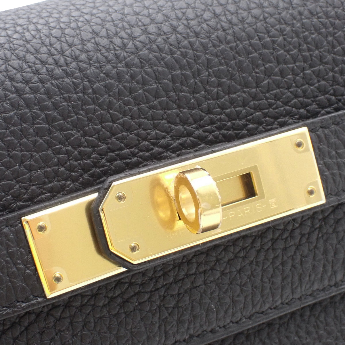 [Unused] Kelly 28 (inner-stitched) Togo leather, black, gold hardware, B stamp.
