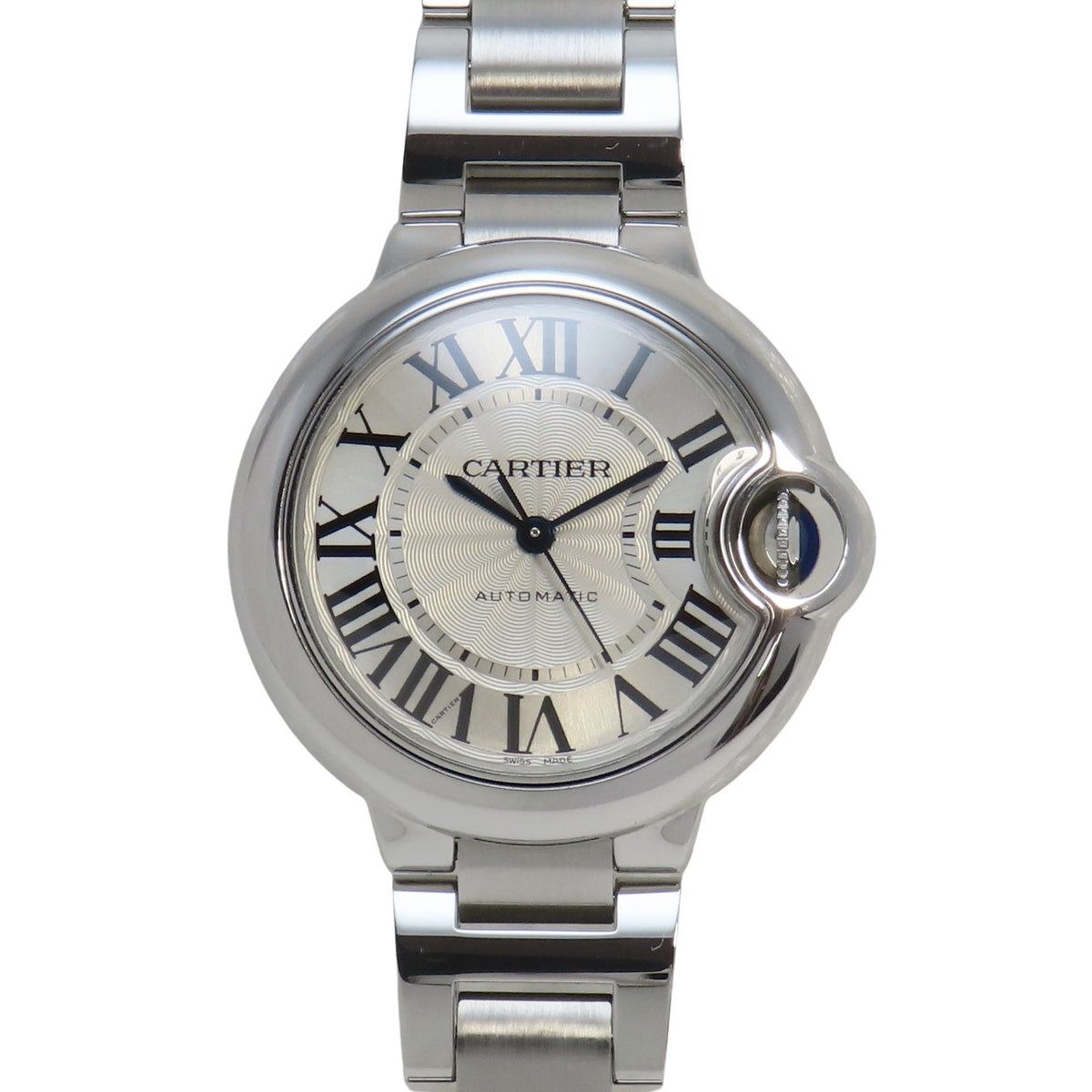 Ballon Bleu 33mm W6920071 SS 银色自动上链女士腕表