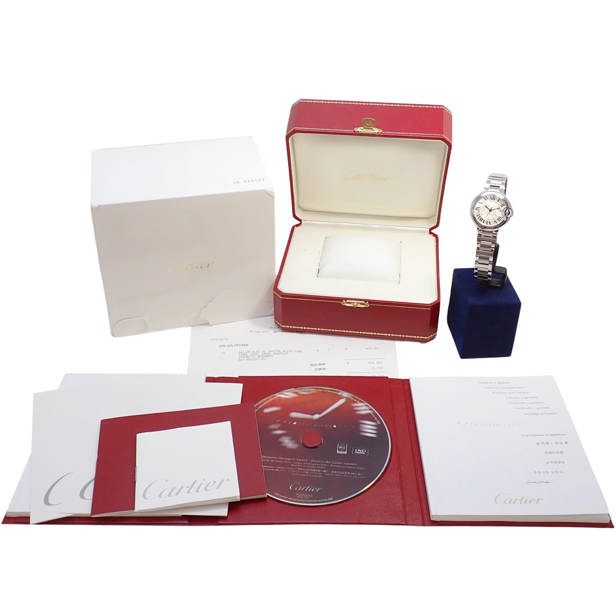 Ballon Bleu 33mm W6920071 SS 银色自动上链女士腕表