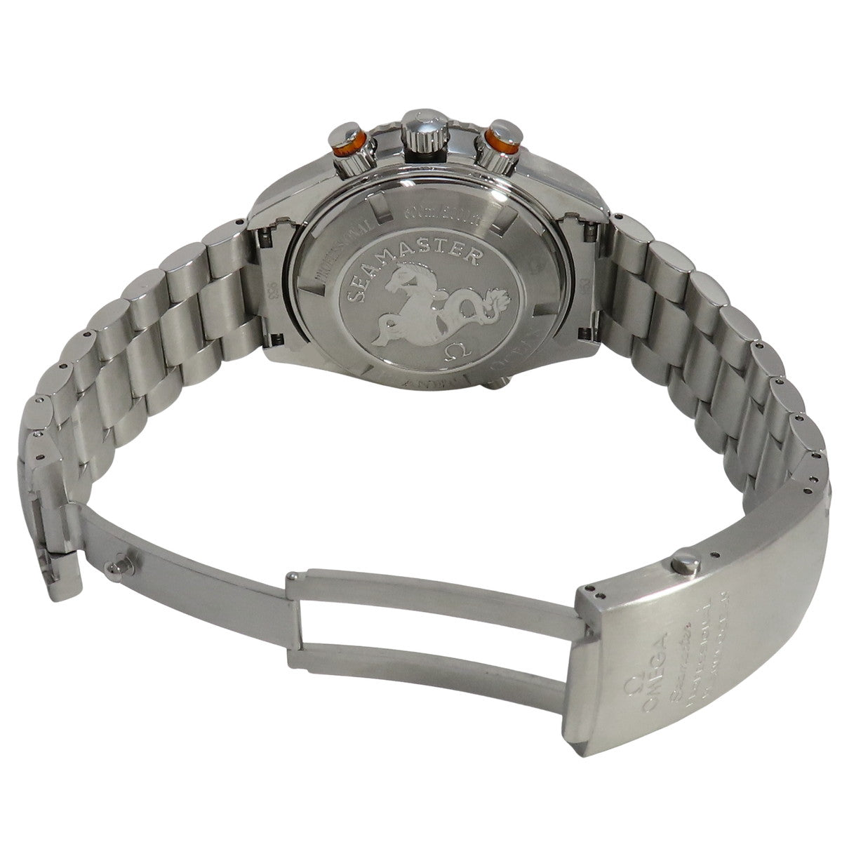 Seamaster Planet Ocean Chronograph 2218.50 SS Black Automatic Men's Watch