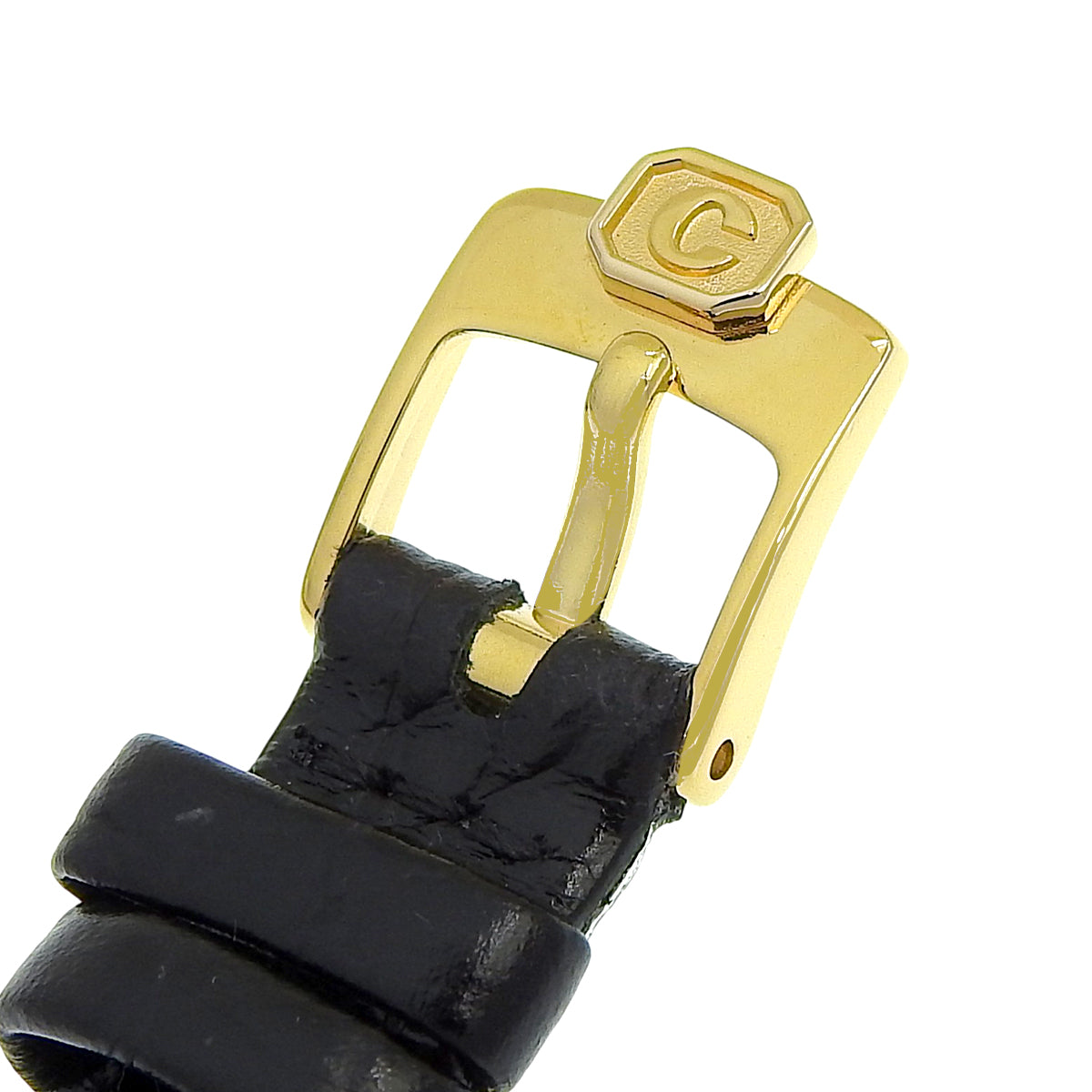 クラシック YG/革 ホワイト クオーツ レディース