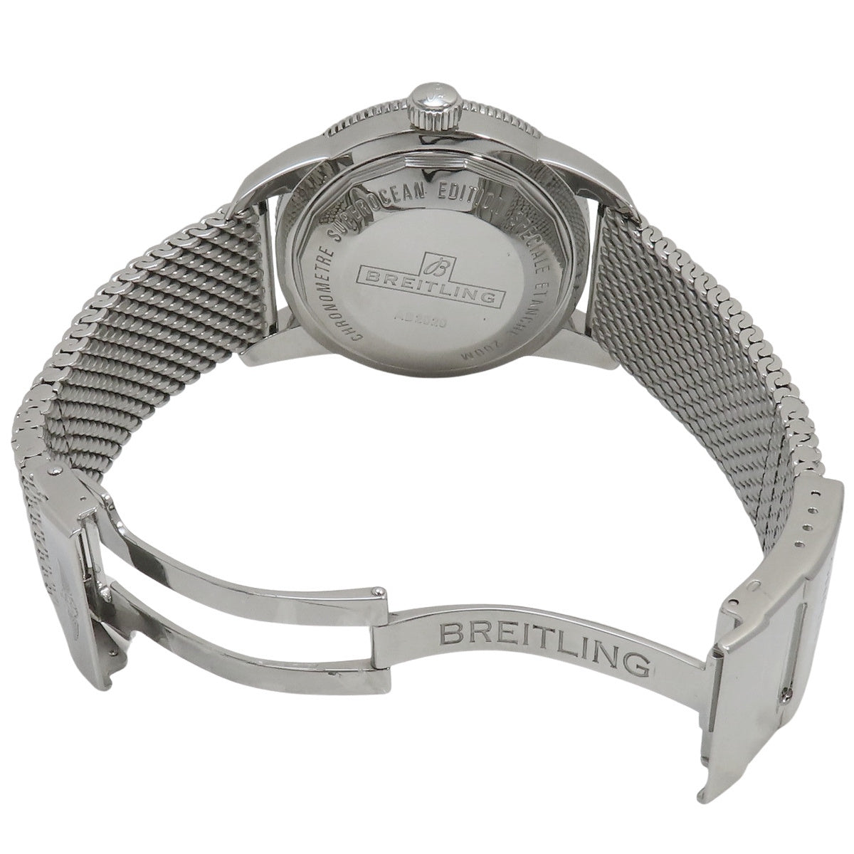 スーパーオーシャン ヘリテージ AB2020 SS ブラック 自動巻き メンズ