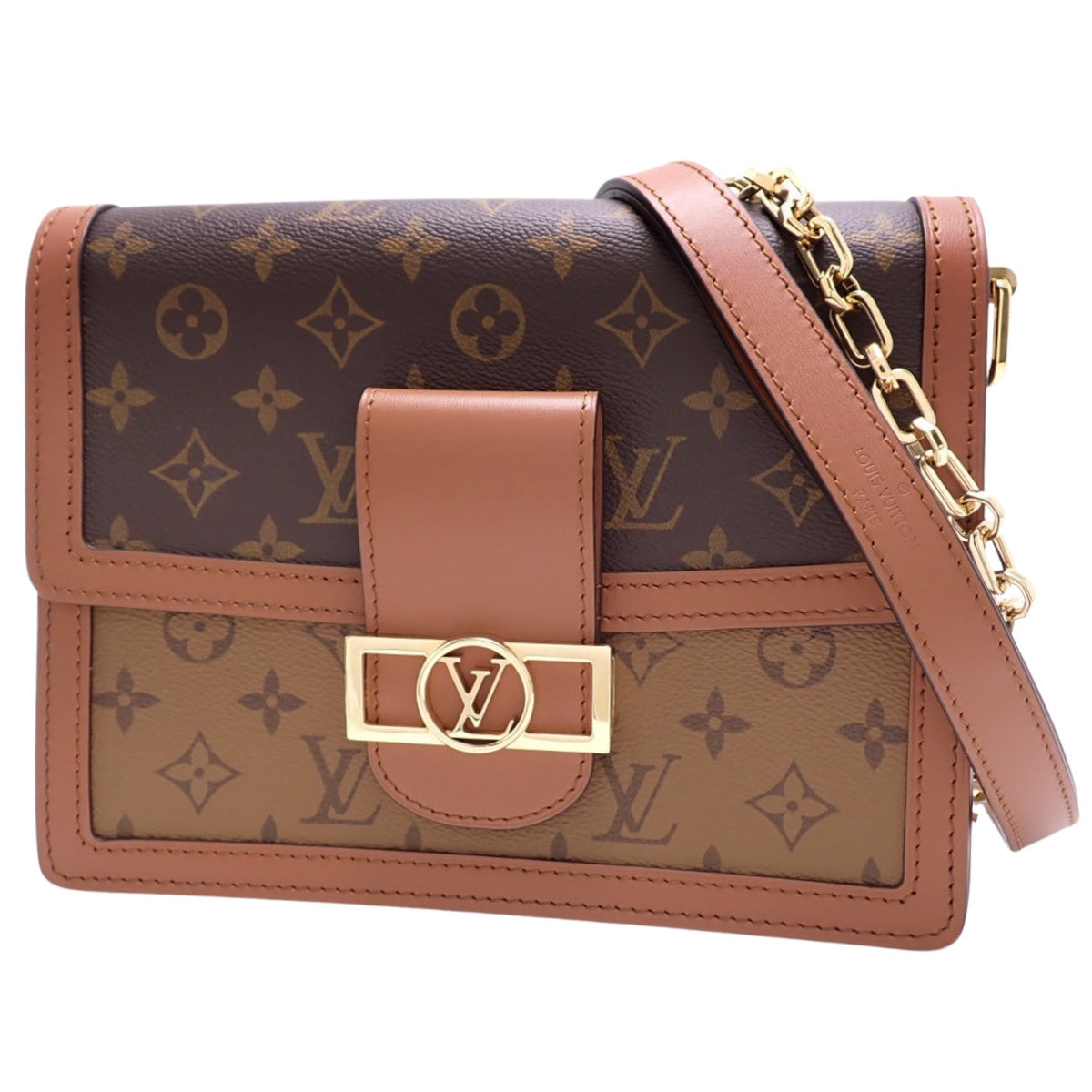 Monogram Reverse Dauphine MM 棕色 驼色 M45958