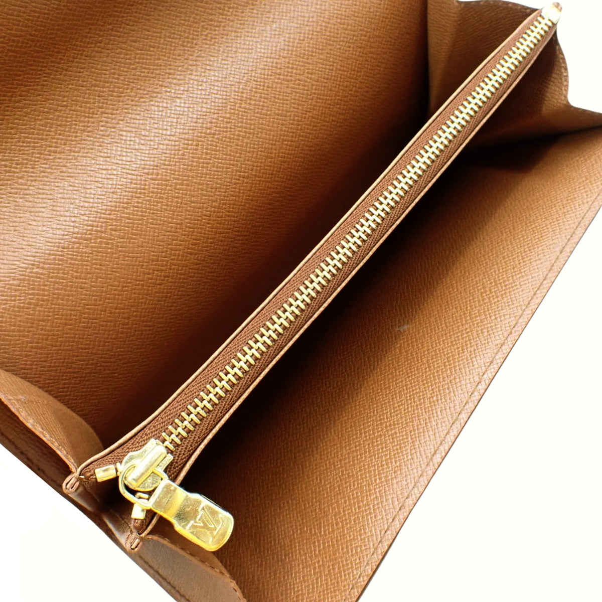 Monogram 手拿包 Porte Monnaie Credit 棕色 M61725