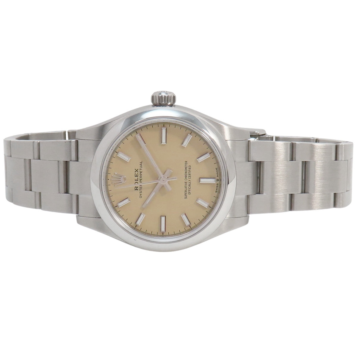 オイスター パーペチュアル 31 277200 SS ベージュ 自動巻き レディース