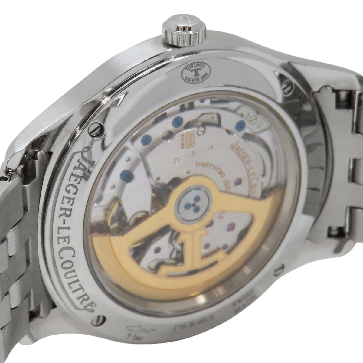 主控日期 Q1548171 (176.8.40.S) 不锈钢黑色自动男士腕表