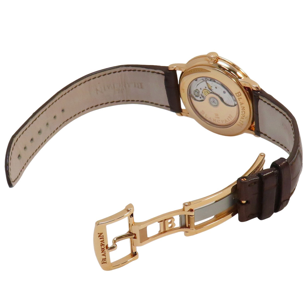 Villeret Ultra Slim 6651-3642-55B RG/Leather Opaline Automatic Men's Watch