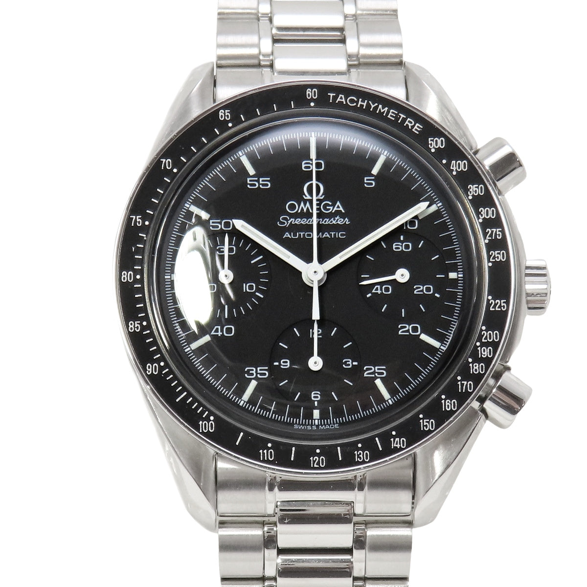 Speedmaster 3510.50.00 SS Black Automatic Men's