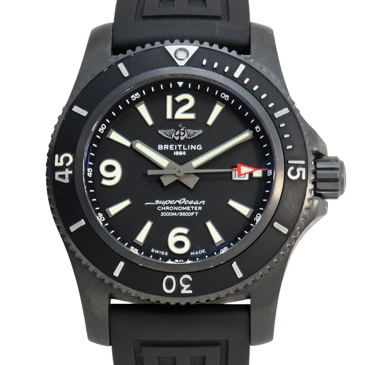 スパーオーシャン オートマティック 46 M17368 SS/ラバー ブラック 自動巻き メンズ