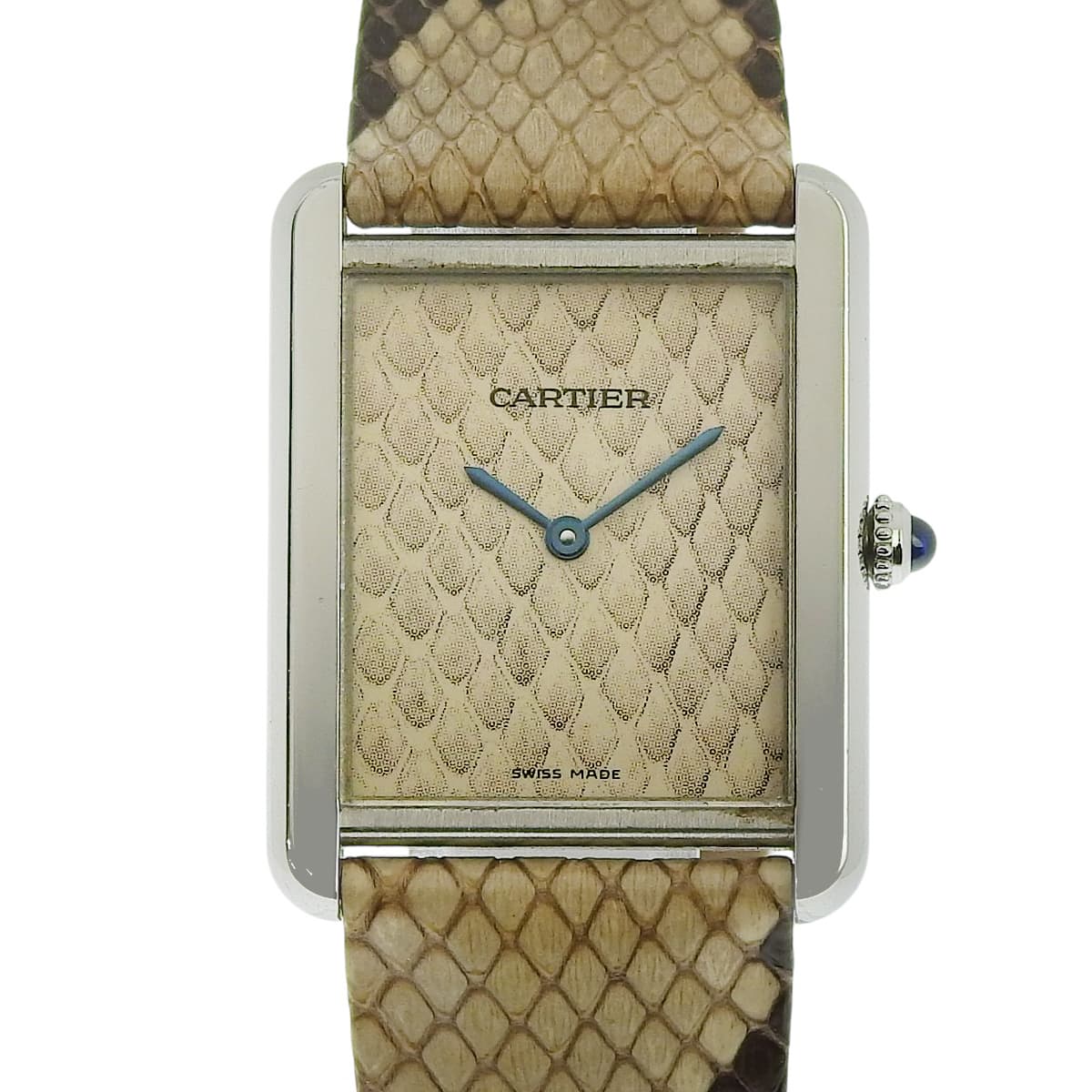 Tank Solo LM W5200021 Stainless Steel x Python Quartz Men's