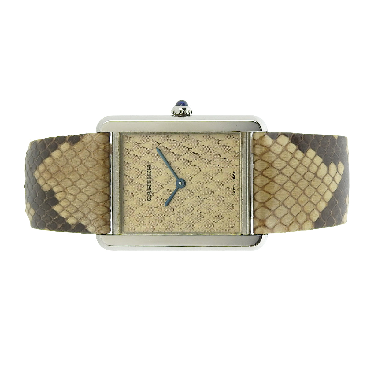 タンクソロ LM W5200021 SS×パイソン クオーツ メンズ