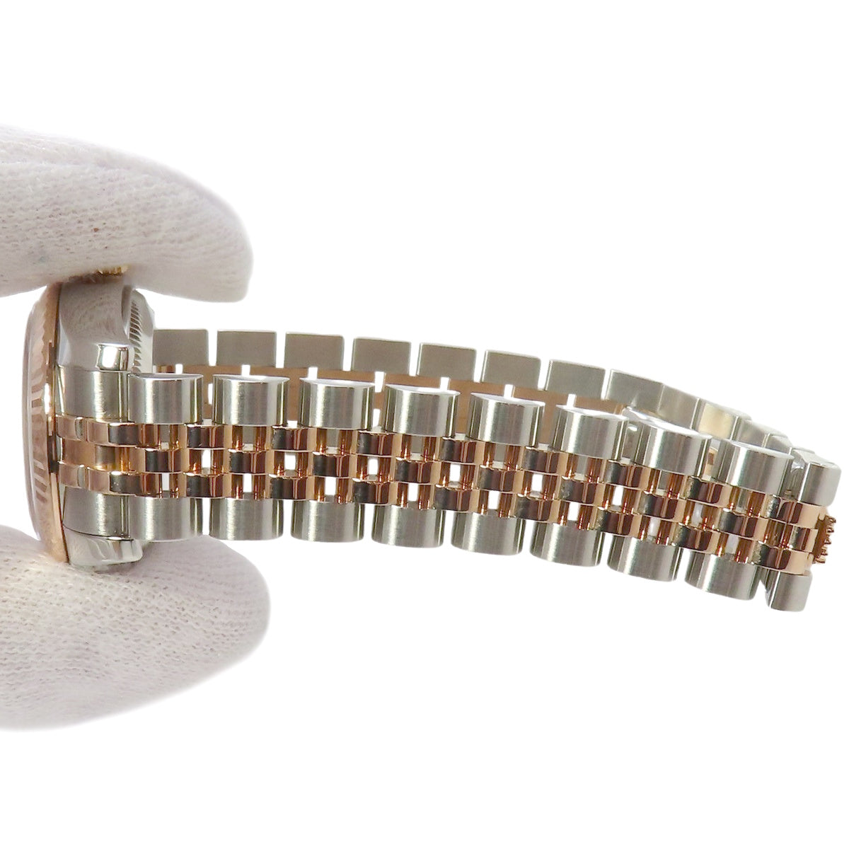 Datejust 10PD 179171NG PG/SS M-number 黑色表盘 镶钻刻度 自动上链女士腕表