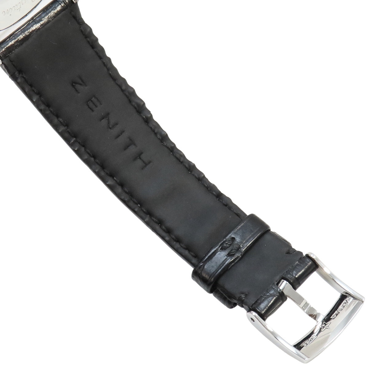 Elite Captain Power Reserve 03.2122.685 SS/皮革黑色自动男士腕表