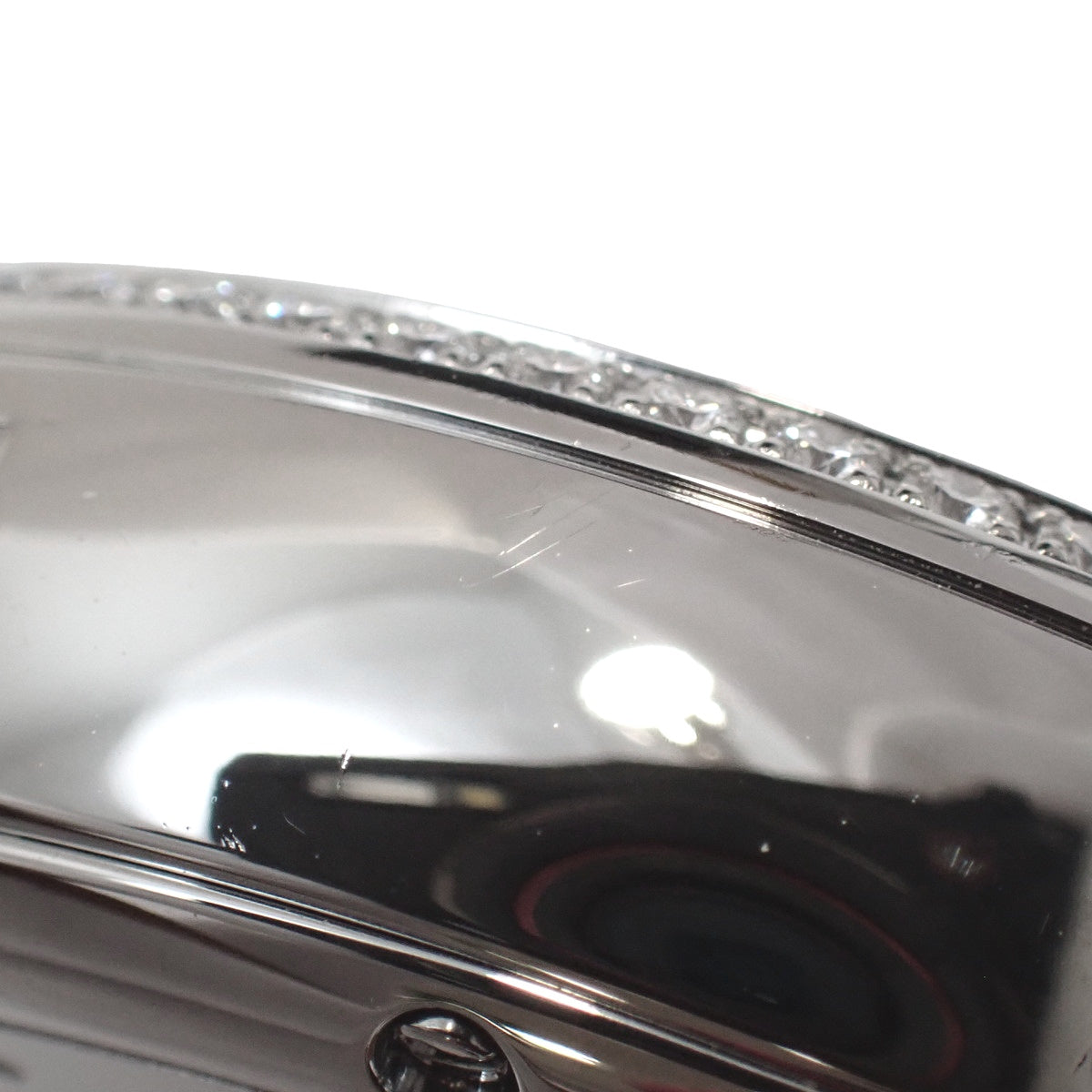 ポートフィノ ミッドサイズ　デイ＆ナイト ベゼルダイヤ IW459101 SS/革 ホワイトシェル文字盤 12Pダイヤインデックス 自動巻き メンズ