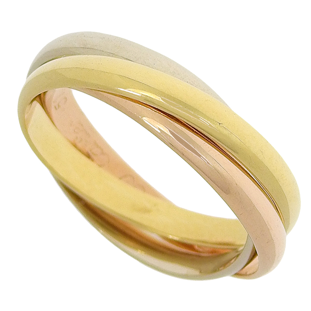 Trinity Ring K18YG WG PG