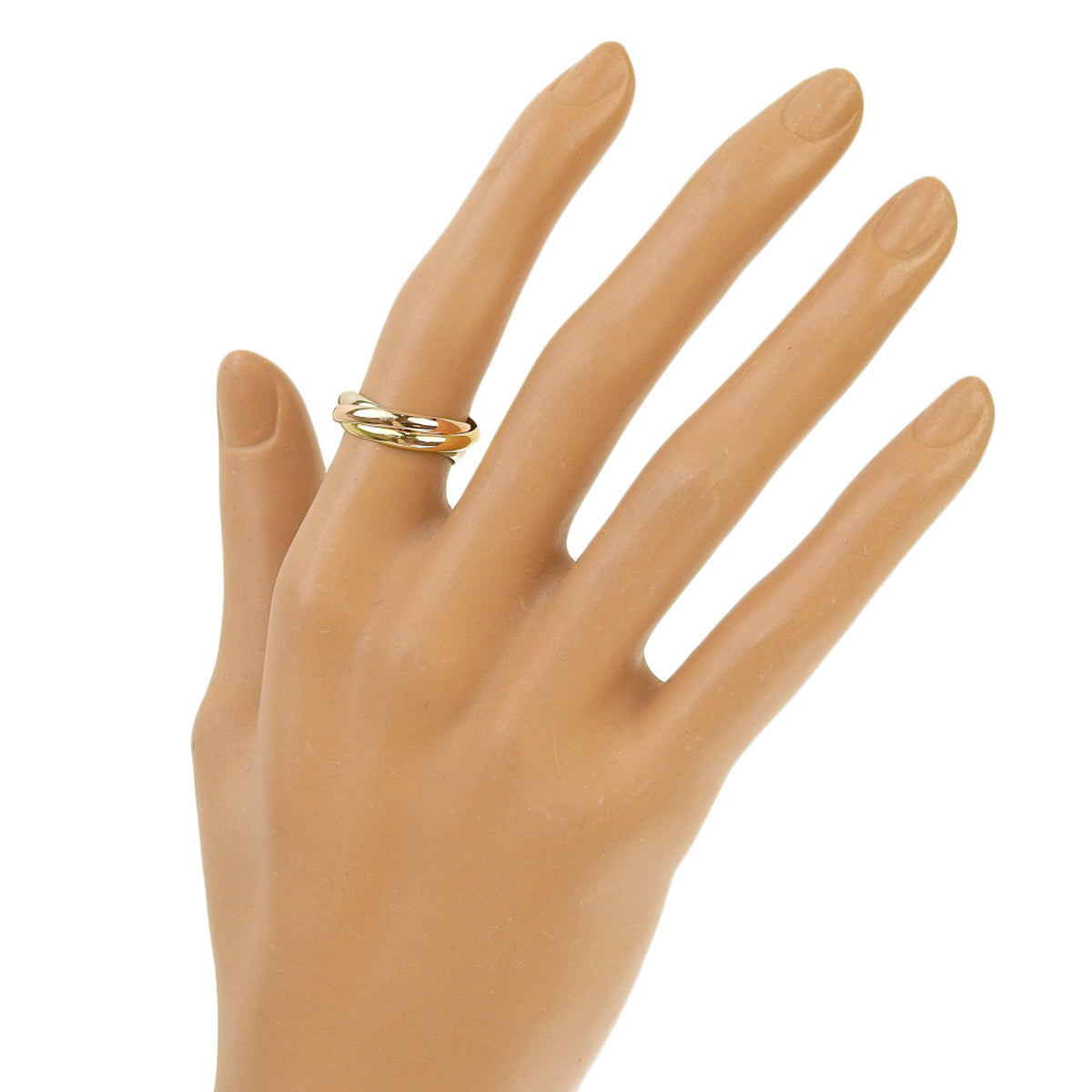 Trinity Ring K18YG WG PG