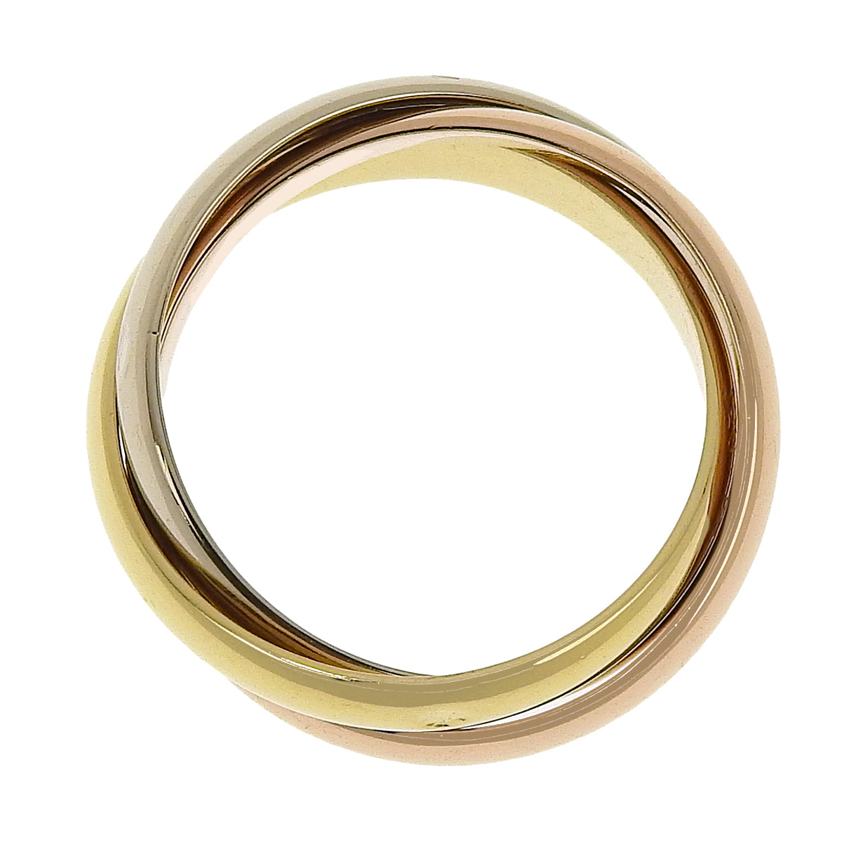 les must de Cartier トリニティリング K18PG K18YG K18WG