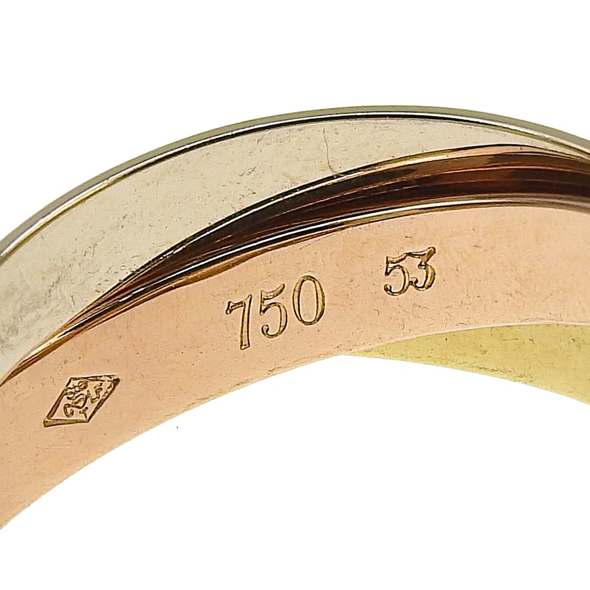 les must de Cartier トリニティリング K18PG K18YG K18WG