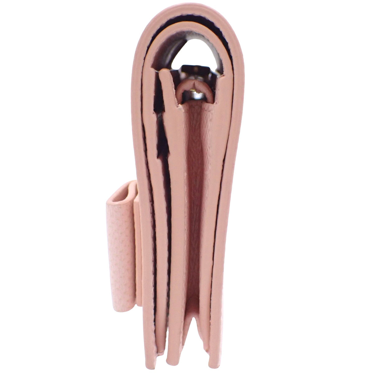 Vara Ribbon 双折钱包，皮革，粉色，22D515