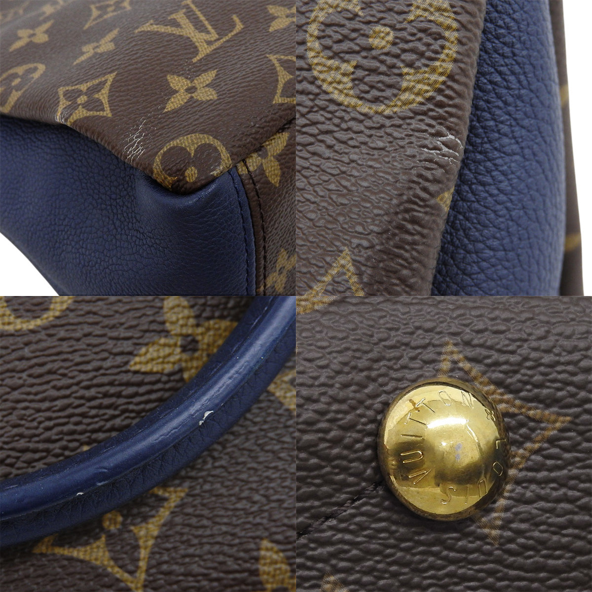 Monogram Pallas 皮革海军蓝 M44042