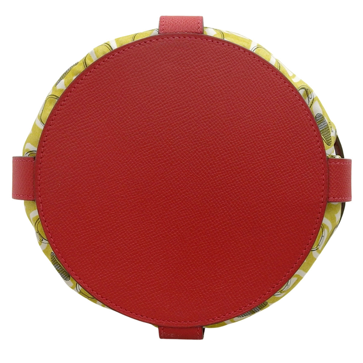 Muzardine, Epsom calfskin, silk lining, palladium hardware, Rouge Caisse (red), silver hardware, X stamp.