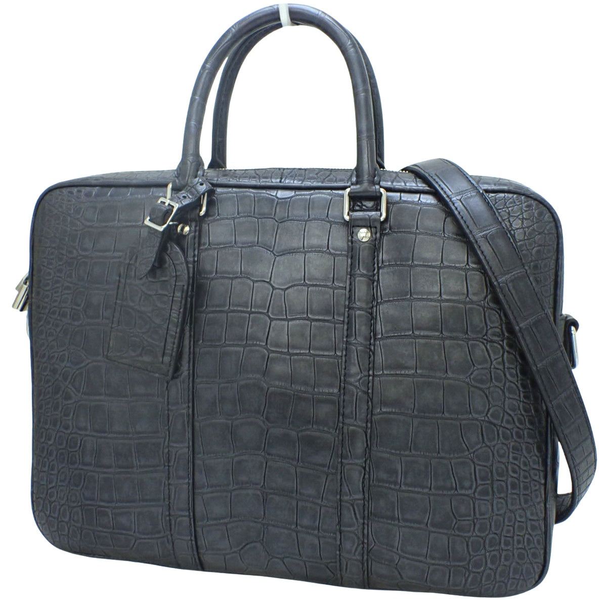PDV PM Porte Documents Crocodile Navy N97576