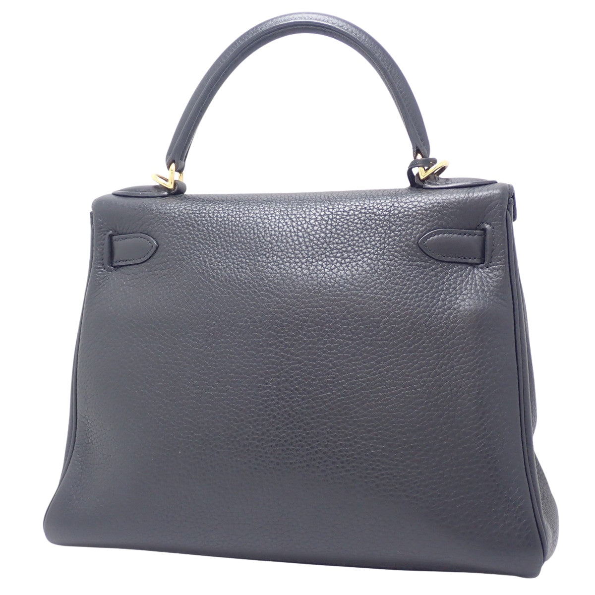 凯莉28（内缝）Taurillon Clemence皮革 黑色 金色五金件 □K刻印