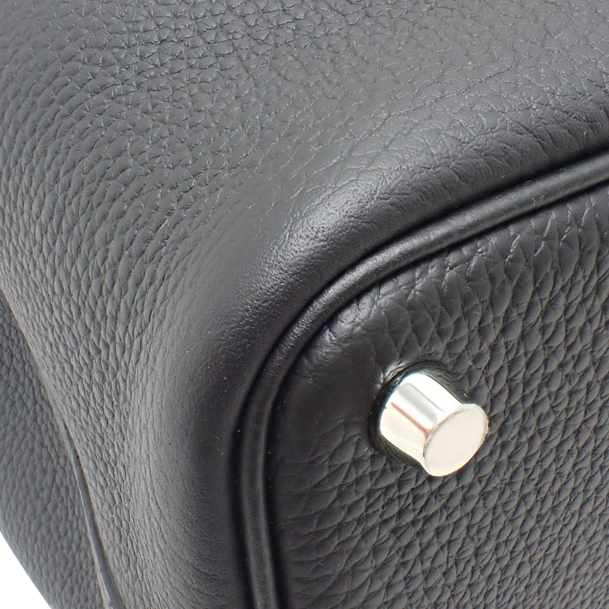 [New] Picotin Lock PM, K stamp, Torayclemens leather, palladium hardware, black, silver hardware