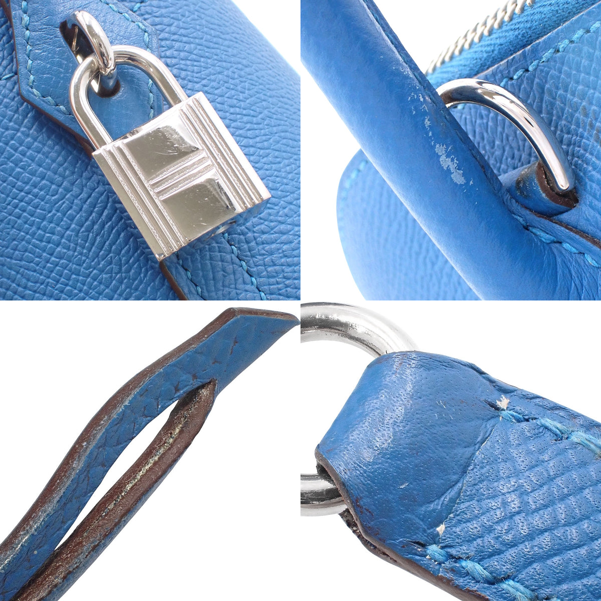 Bolide 31，Veau Epsom皮革，钯金配件，米科诺斯银色配件，□O刻印。