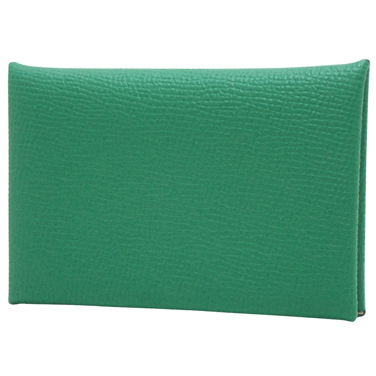 Calvi, Epsom calfskin, palladium hardware, Vert Vertigo/Jaune Milton, silver hardware, B stamp.