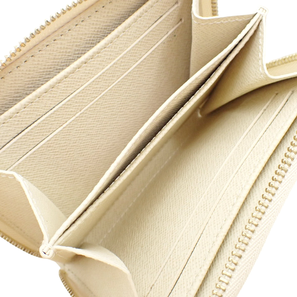 Damier Azur Zippy Coin Purse, Ivory N63069