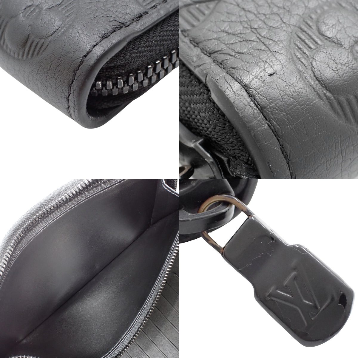 Monogram Shadow Zippy 钱包 竖款 黑色 M62902