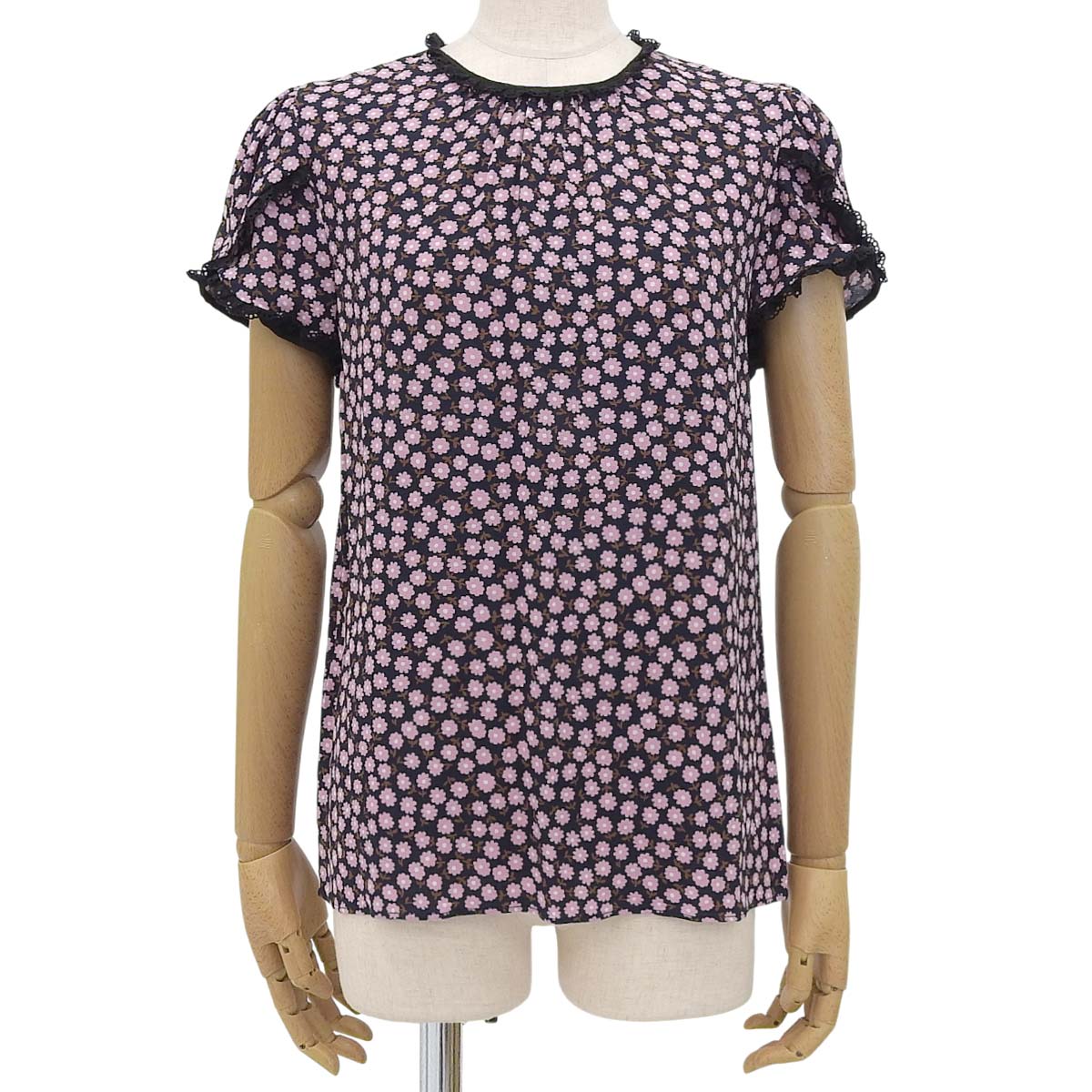 小花柄 ブラウス 2017年 38