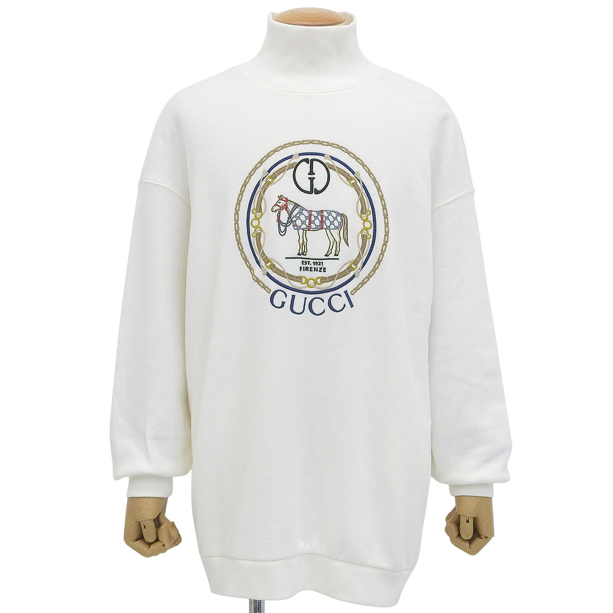 马图案刺绣卫衣，S码